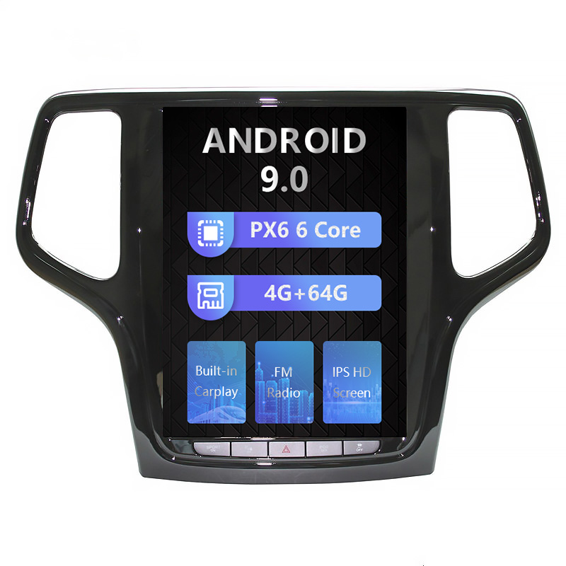 Jeep Grand Cherokee 2013-2019 Tesla style 10.4 inch Android Car DVD Player 